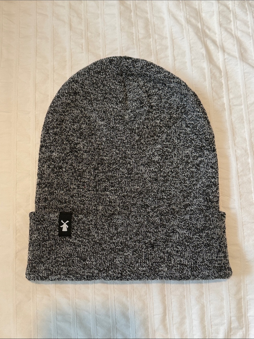 Dutch Bros Marled Gray Knit Beanie